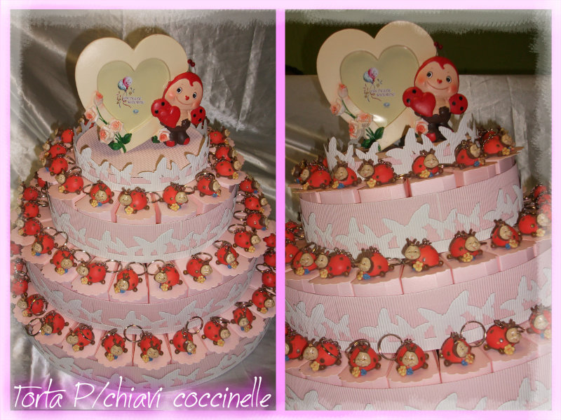 Torta P.chiavi coccinelle
