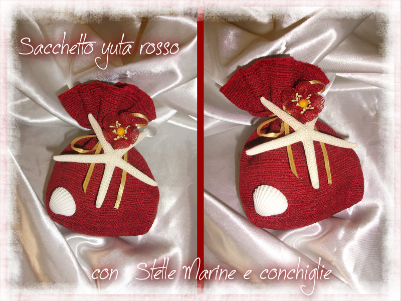Busta Yuta Rosso con stelle marine