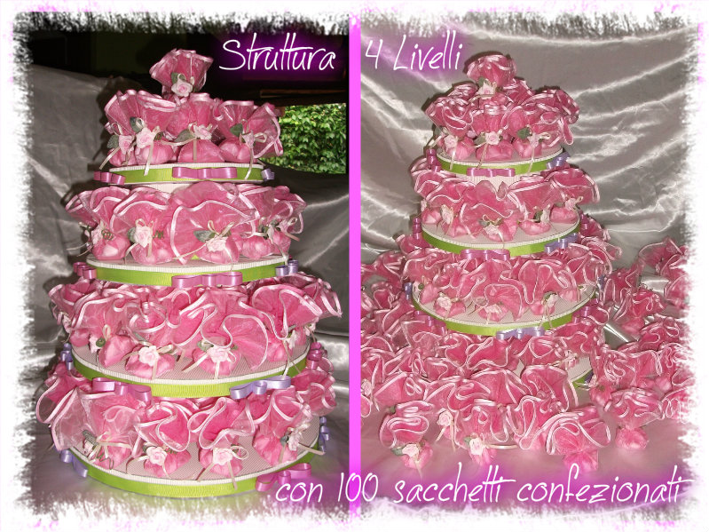 100 sacchetti poly toulle si struttura 4 livelli 100 sacchetti poly toulle si struttura 4 livelli