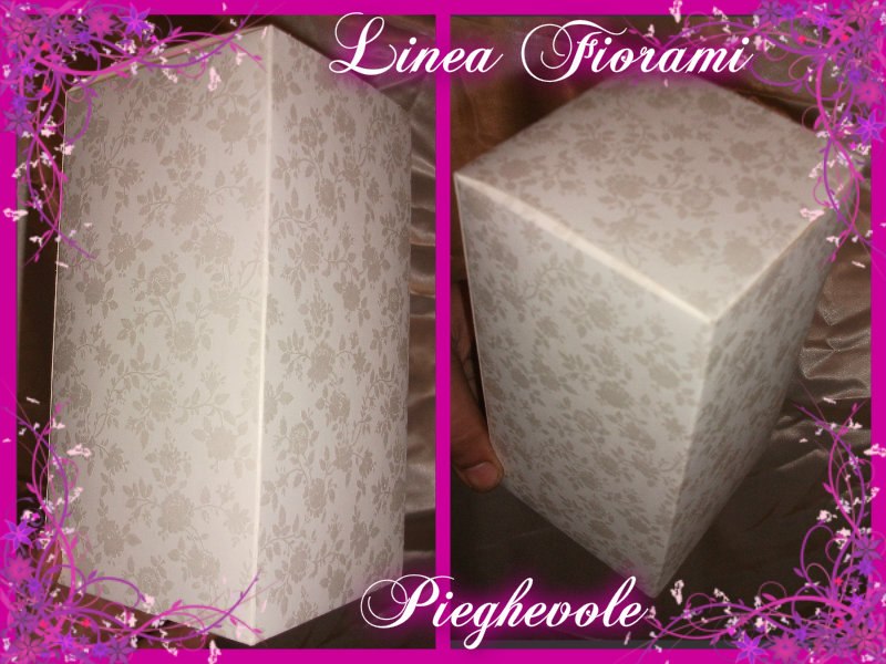 Pieghevole 10x10x19 - Linea Fiorami -