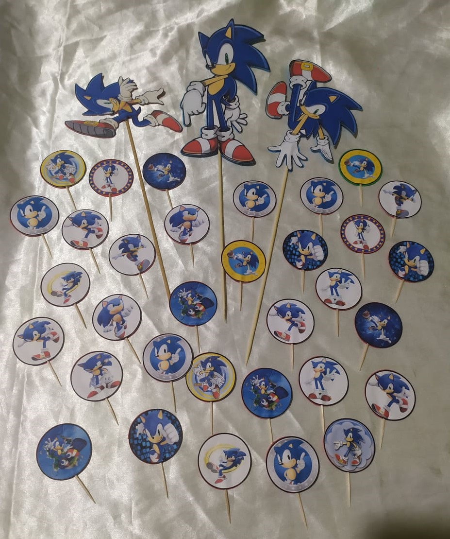 Kit Decorativo Sonic Kit Decorativo Sonic