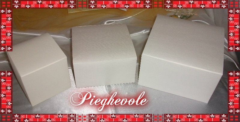 Pieghevole 10x10x10 - Seta Bianca - Sco14009
