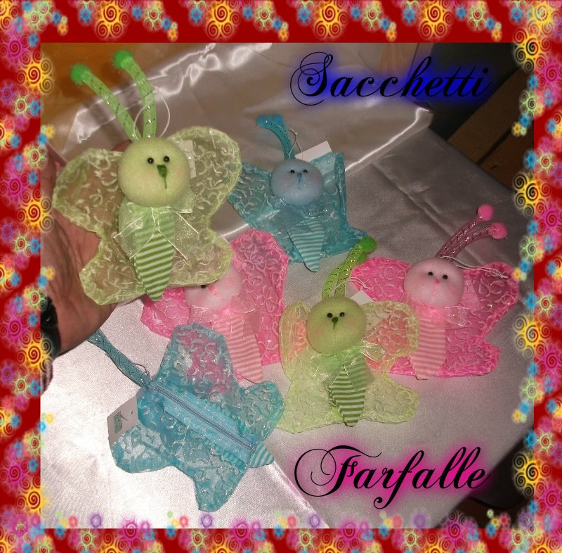 Sacchetti Peluche Farfalle