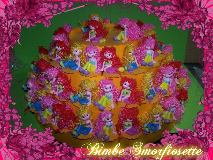 Torta Bimbe Smorfiose Torta Bimbe Smorfiose