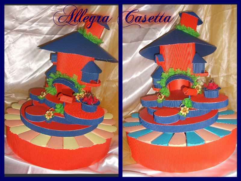 Allegra Casetta - Blu e Arancio -