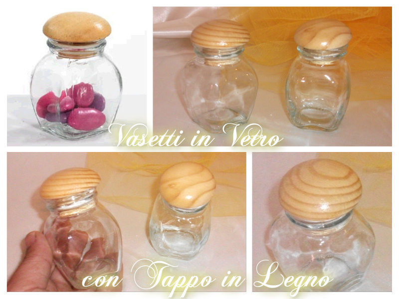 Barattolo in Vetro con Tappo in Legno - L124200