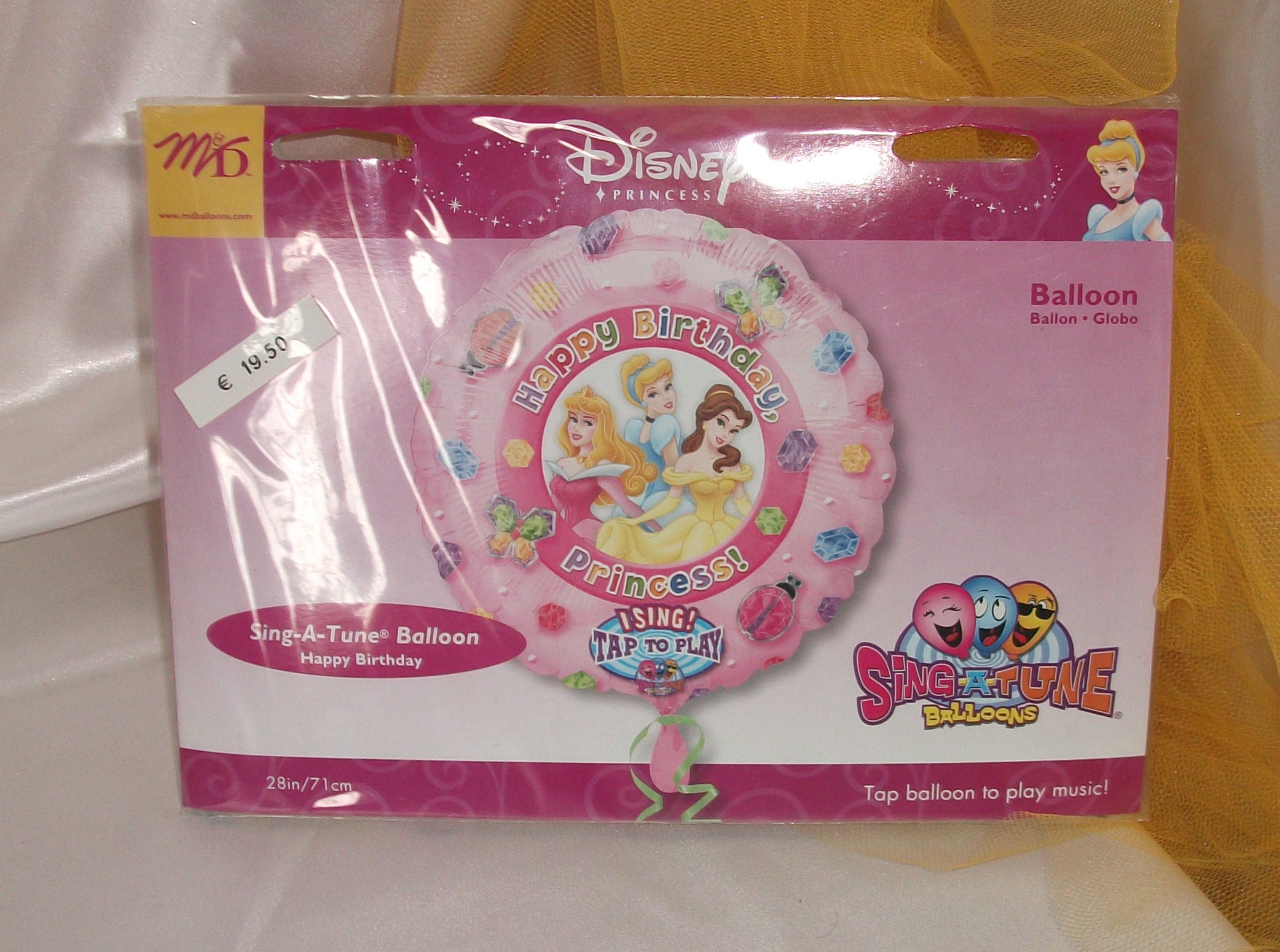 Palloncino Mylar Principesse Musicale