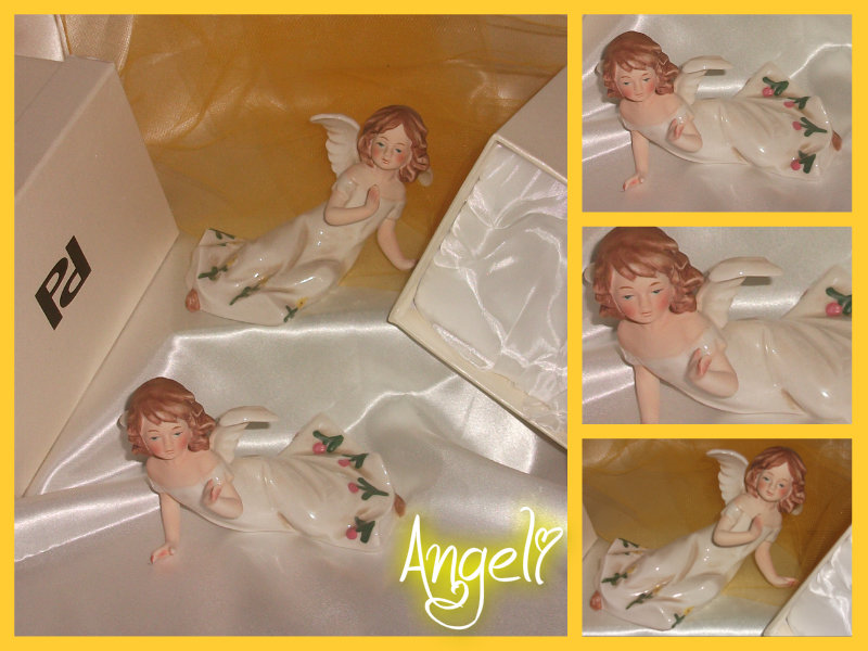 Angeli Sdraiati in porcellana - PB10502 -