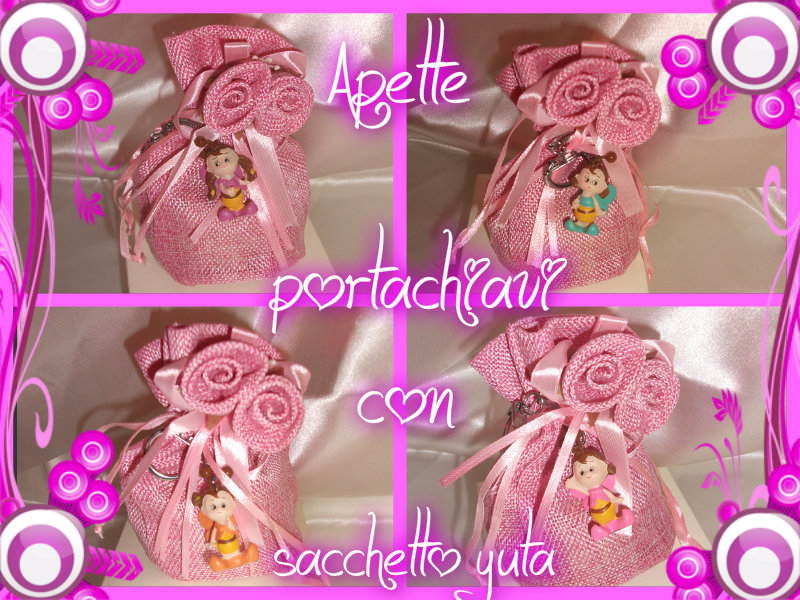 Sacchetti Yuta con apette portachiavi