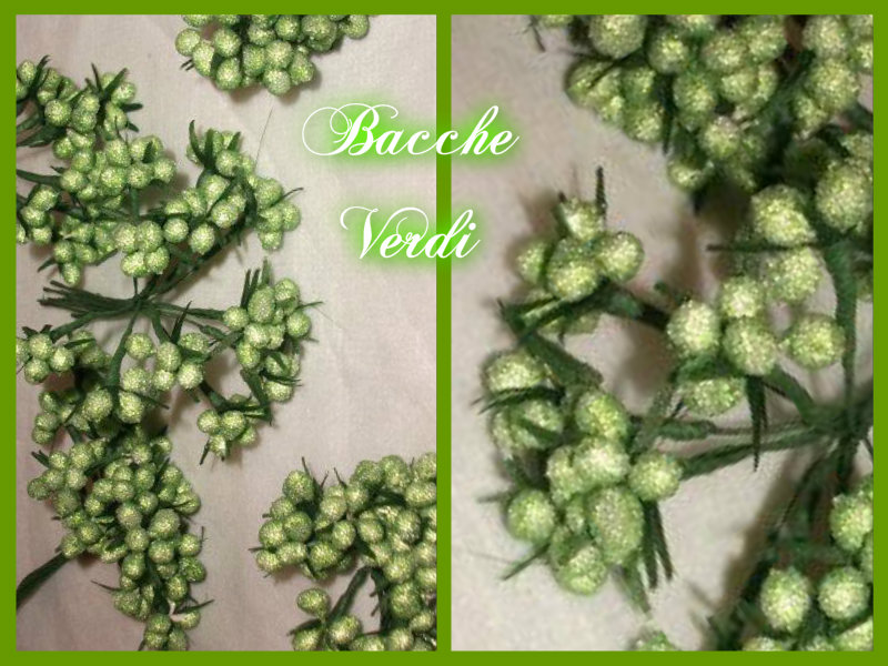 Bacche Verdi con Foglioline - 0461660013