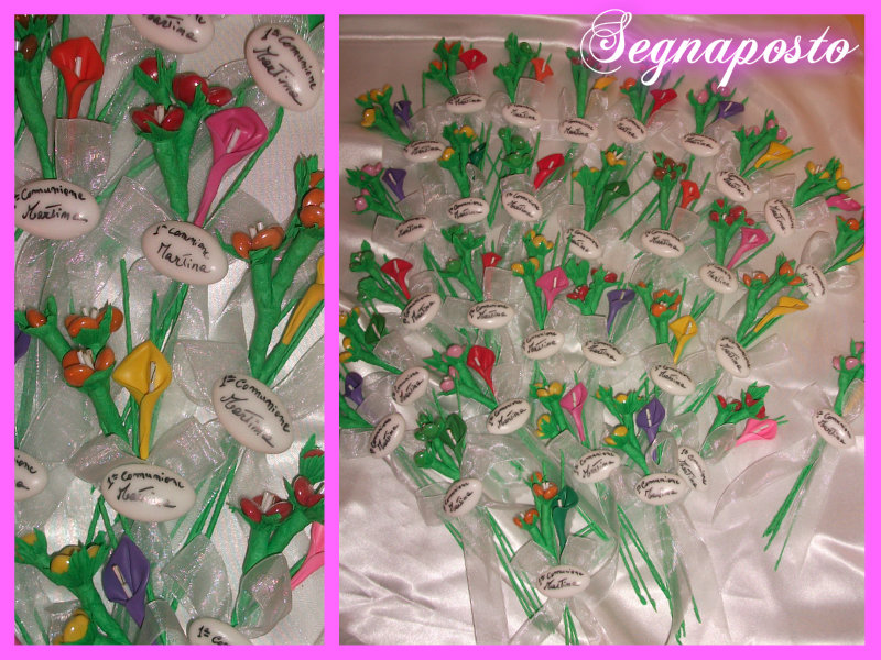 Pick Fiorito con confetto personalizzato