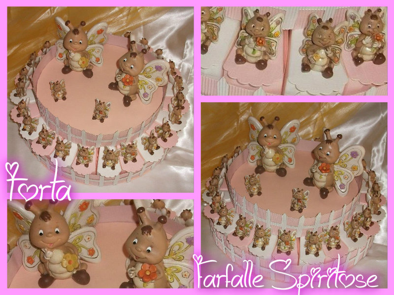 Torta Farfalle Spiritose - 24 fette -
