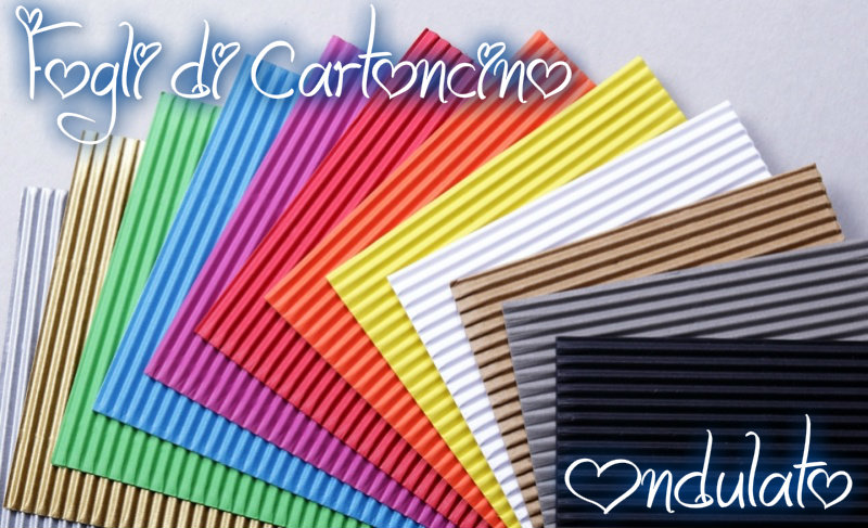 Cartoncino Onda Colorato