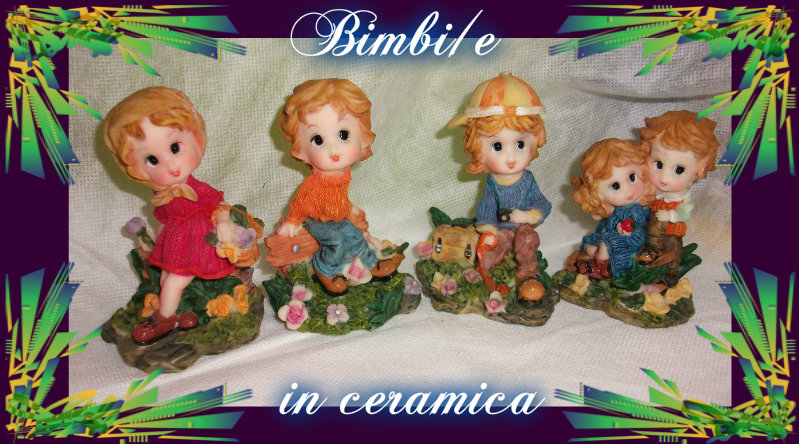Bimbi/e in Ceramica