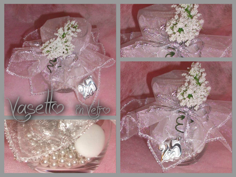 25° Anniversario - Vasetto in Vetro -