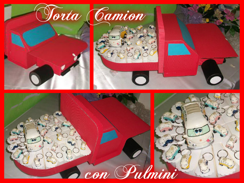 Torta Camion con Pulmini