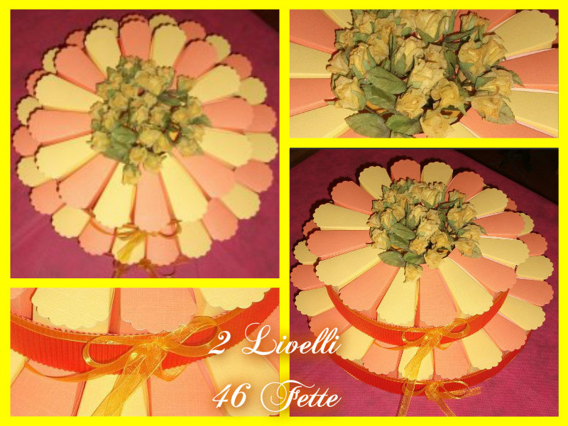2 Livelli - 46 Fette - Giallo e Arancio - 2 Livelli - 46 Fette - Giallo e Arancio -