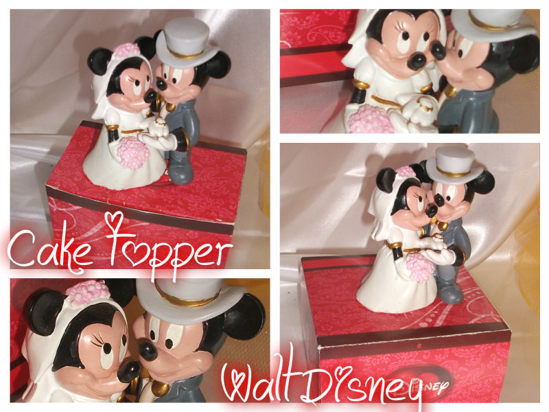 Cake Topper - Minnie e Topolino -