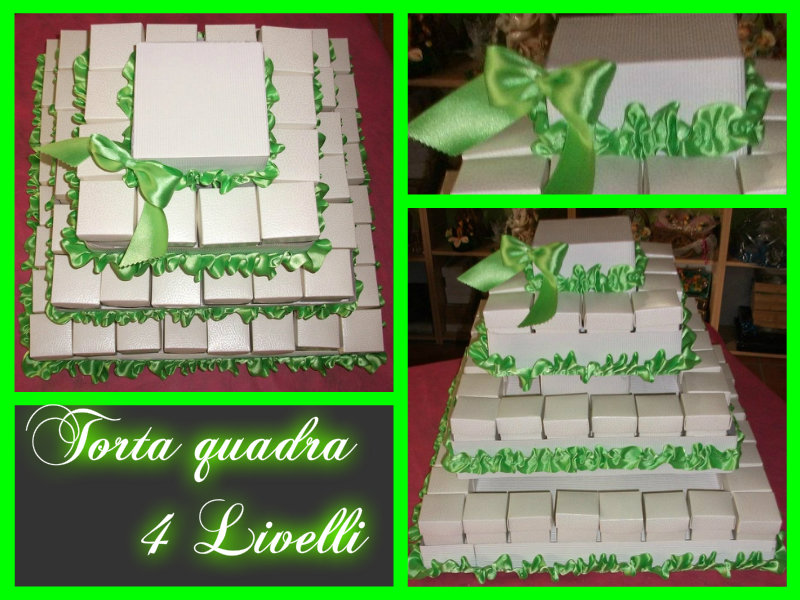 Torta quadra 60 scatoline