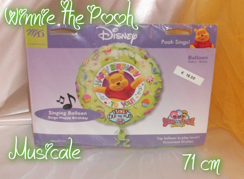 Winnie The Pooh Musicale - 71 cm -