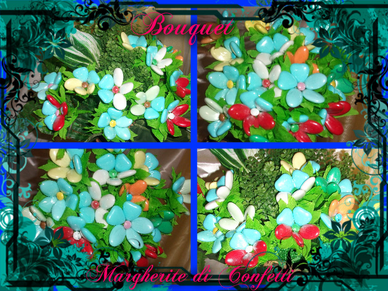 Bouquet Margherite di confetti