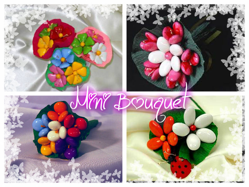 Mini Bouquet di confetti