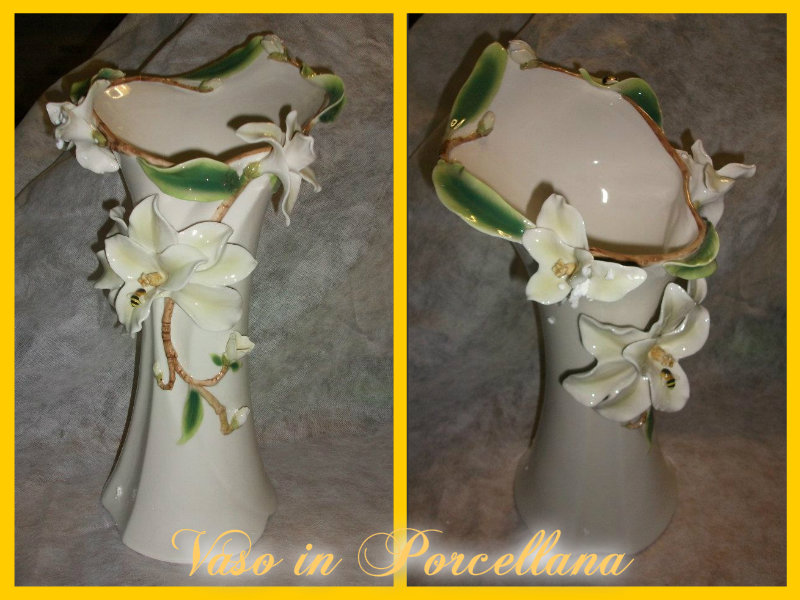 Vaso Gigli in Porcellana
