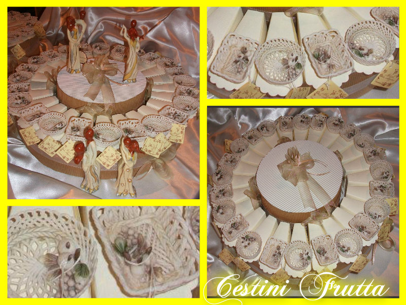 Torta Cestini Frutta - 30 fette -