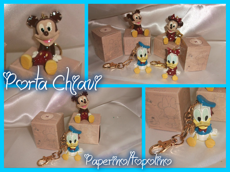Porta Chiavi Topolino/Paperino