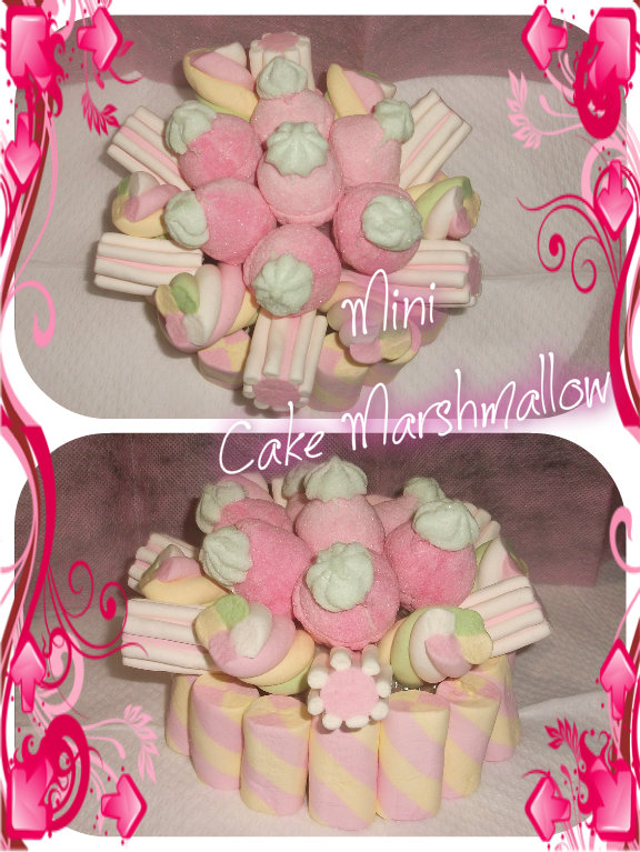 Mini Cake - Marshmallow - in rosa